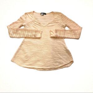 Almost famous pink pull-over knit sweater